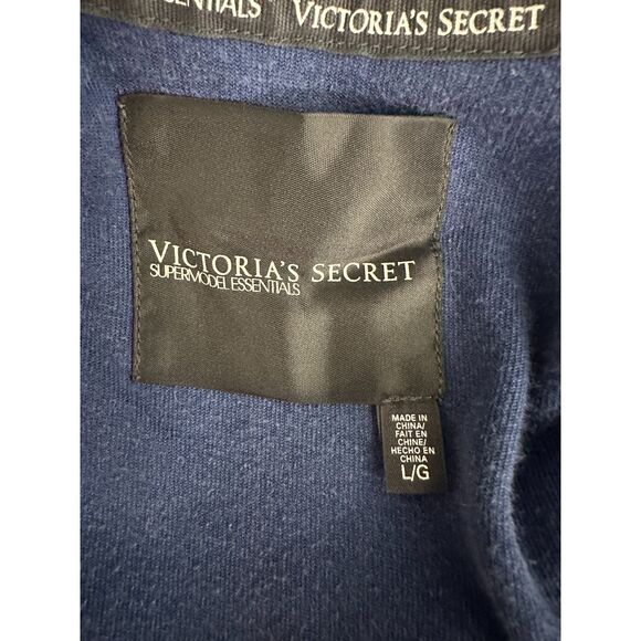 Victoria's Secret Supermodel Essentials Velour Hoodie Angel Rhinestone Large - Picture 4 of 8